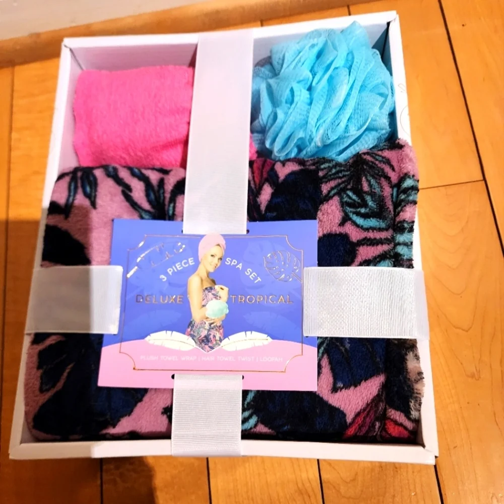 DELUXE TROPICAL 3 PIECES SPA SET